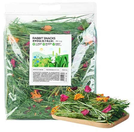 de prairie fraîche – 30 x 30 x 6 cm | Foin pour lapin | Litière d' naturelle sûre | Favorise la digestion des aliments pour animaux de compagnie Lit sain Lapin Cochon d'Inde Petit Animaux