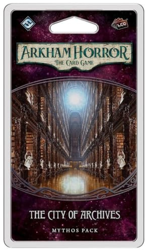 Fantasy Flight Games | Arkham Horror The Card Game: Mythos Pack - 3.4 The City of Archives | Card Game | Ages 14+ | 1 to 4 Players | 60 to 120 Minutes Playing Time