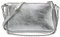 SH Leder Echtleder Schultertasche Umhängetasche Handtaschen Clutch kleine Tasche Abendtasche 23x13cm Jennie G323 (Silber)
