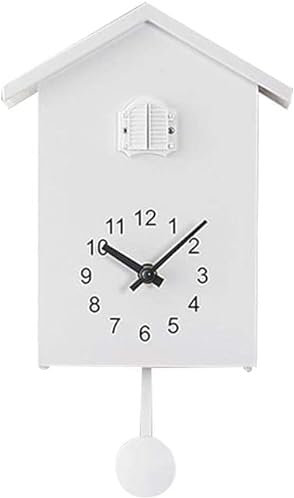 Bprtcra - Reloj de cuco moderno, diseño de pájaro colgante para decoración de reloj de pared para sala de estar, niños, dormitorio, cocina, oficina, decoración de moda (tipo C)