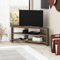 HOCUS PICUS TV-Eckschrank-Möbel | TV-Schränke bis zu 32 Zoll-TVs Tische TV-Kommode Kleiner Wohnzimmerschrank TV-Racks TV-Lowboards Wohnzimmermöbel Moderne TV (Eiche Dunkel Effekt)