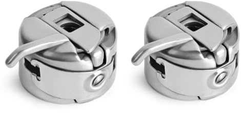 2 Pcs Sewing Machine Bobbin Case 15K Type Universal Bobbin Case fit for Most Brands | Domestic Sewing Machine Bobbin Casesx2
