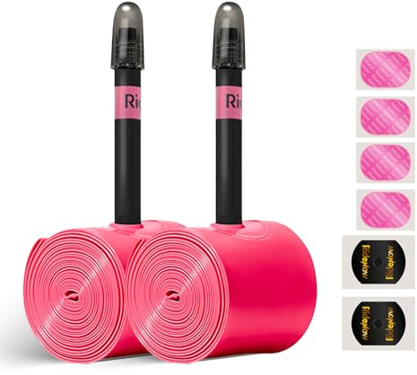 RideNow 36g Tubeless TPU Cykelslang för tävlingscykel Kompatibel med 700x18/23/25/28/30/32C, Förpackning med 2 700C Ultralätt cykelslang med Presta-ventil 45mm