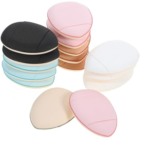 COLLBATH 15 Piezas Borla De Polvo Pequeña Borlas De Maquillaje Para Base Herramienta De Maquillaje Para Cosméticos Uso