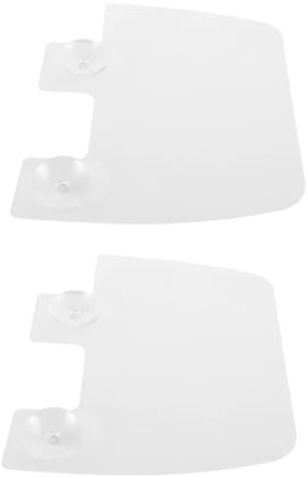 FIXOSHEE 2 Piezas Protector de Salpicaduras para Fregadero de Cocina con Ventosas de Pantalla Salpicaduras para Lavado de Platos y Limpieza de Verduras Fácil Instalación y Sujeción
