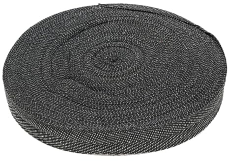 ULTECHNOVO Nastro per Bordatura Tappeti in Cotone Intrecciato Resistente Striscia per Rilegatura a Rotolo per Rifinitura Fai da Te Protezione Bordi Tappeti per Uso Domestico e Ufficio
