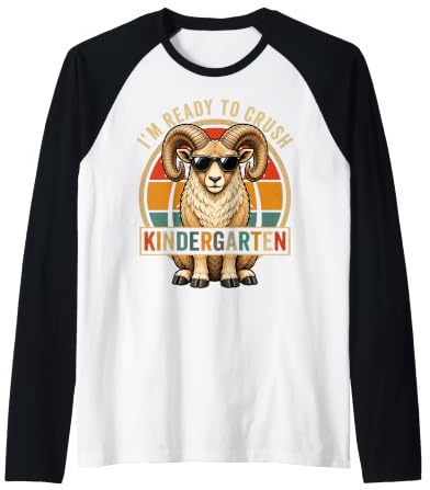 I'm Ready to Crush Lunettes de Soleil rétro pour Enfant Manche Raglan