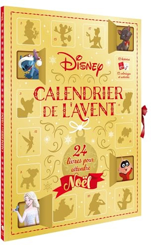 DISNEY - Calendrier de l'Avent - 24 livres pour attendre Noël
