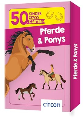 Pferde & Ponys (50 Kinderspaßkarten)