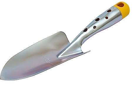 WOLF Garten WOLF-Garten Blumen Kelle, 28.8 x 8.3 x 6.9 cm, Silber / Gelb