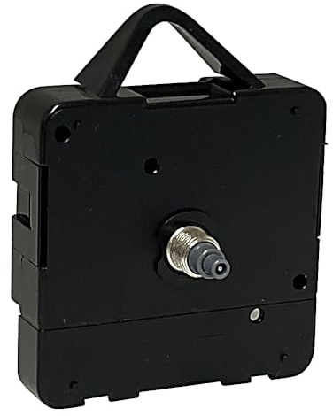New Replacement Ticking Quartz Clock Movement Mechanism Motor Battery Operated For Repair ROHS (Short - 5mm Gold Thread - Total Spindle 13mm)