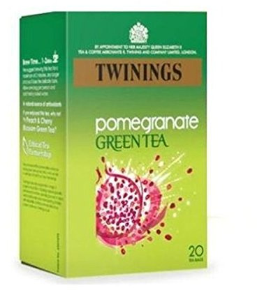 Twinings Grönt te och granatäpple 20 påsar x 3 (förpackning med 3)