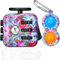 MarckersHome Zappelspielzeug-Set Anti-Stress Fingerwürfel Spielzeug Push Bubble Schlüsselanhänger Anti-Estrees Würfel mit 6 Seiten Funktion für Kinder und Erwachsene Stressaubbau bei Nervösität