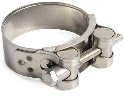 ATO CarConcept Edelstahl Gelenkbolzen Schelle Schlauchschellen Spannbackenschellen Schellen (17-19mm, 23-25mm, 32-35mm, 64-67mm, 188-200mm), Silber
