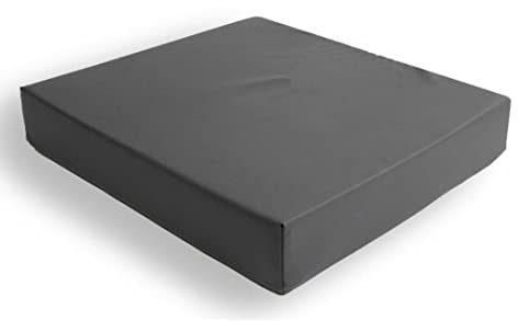 Cojín Antiescaras Viscoelástico para Silla de Ruedas y Sillas de Oficina (40x40x6cm) Cojín de Espuma Anatómico para Coxis, Mejora la Postura y Aumenta la Comodidad, Fabricación Española.