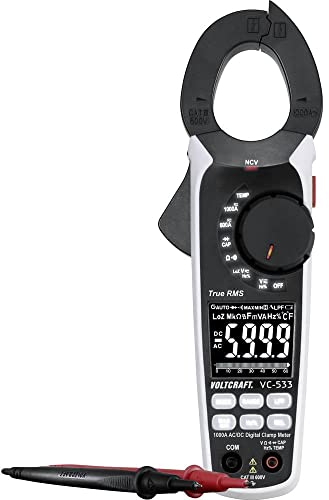 VOLTCRAFT VC-533 SE Stromzange digital CAT III 600V Anzeige (Counts): 6000