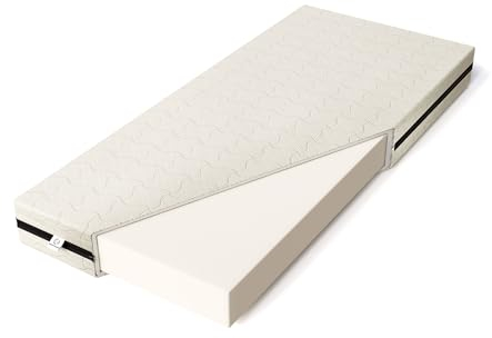 smartwood Kindermatratze 80x150 9cm Matratze für Kinder - H2 Schaumstoffmatratze Oeko-TEX-Zertifiziert - Wendbar - mit Waschbarem Antiallergischem Bezug - SmartComfort | Made in EU