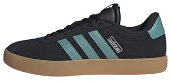 Adidas Homme VL Court 3.0 Shoes, Core Black/Powder Teal/Silver Metallic, 49 1/3 EU