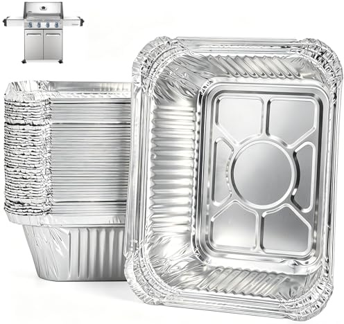 WEBROIL 62007 - Forro de bandeja de grasa para parrilla Napoleon, accesorios de parrilla Prestige, 500 piezas, revestimientos desechables para bandeja de goteo para Prestige pro/I/II, Prestige V,
