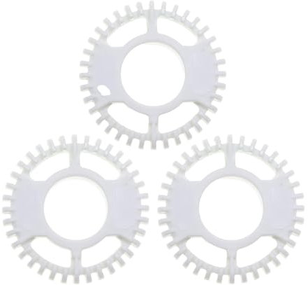 Quirl 23128 Lot de 3 mousseurs à lait blancs pour Severin Spuma SM3582 SM3583 SM3585 SM3586 SM3587 SM9495 SM9581 SM9684 SM9688 SM9685