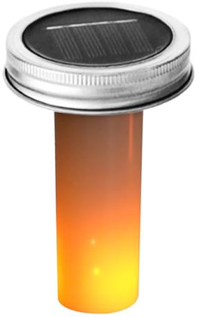 Lampada Vaso ad Energia Solare, Lampada Solare da Terrazzo, Dispositivo Illuminazione Decorativa per Prato, Lampada LED Esterna per Giardino Cortile Percorso