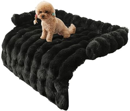 Lettino calmante per cani – Cuscino morbido rialzato, rivestimento protettivo lavabile, lato rialzato, posto letto per animali domestici, accessori per mobili per interni | letto per divano