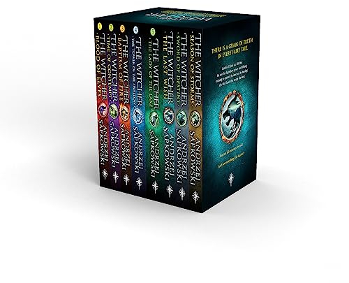 The Witcher Boxed Set: The Last Wish, Sword of Destiny, Blood of Elves, Time of Contempt, Baptism of Fire, The Tower of The Swallow, The Lady of the Lake, Season of Storms