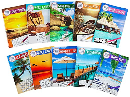 Merriam-Webster Puzzles 10 Booklet Set (Brain Games)