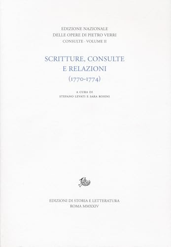 Scritture, consulte, relazioni ii (Vol.)