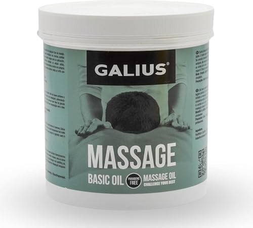 Galius - Aceite Sólido de Romero para Masajes - Aceites Esenciales para Profesionales y Deportistas - Aceite de Romero - Combate la Inflamación Alivia el Dolor Muscular Estimula la Circulación 500ml