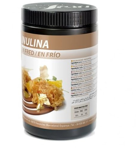 Sosa Inulina en freddo - Fibre solubili per ricette per creare ricette più sane, leggere e gustose - vasetto da 500g