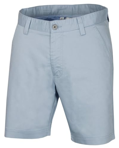 Calvin Klein Short de Golf 2026 Campus Chino pour Homme - Bleu Glacier - 40