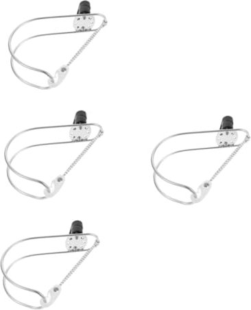Toddmomy 4piezas Soporte De Salvavidas De Acero Inoxidable para Barco Soporte para Flotador De Yate Instalación Sencilla y Flexible Resistente y Práctico para Uso Marítimo