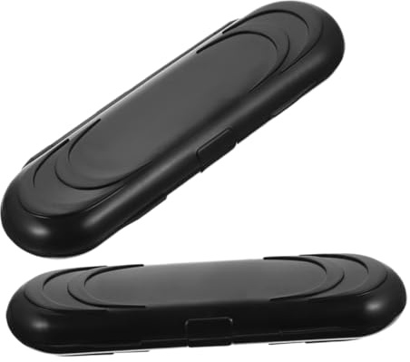 GOOHOCHY Custodia Rigida Set 2 Pezzi in Plastica per Punte di Freccia Chiusura Sicura Contenitore Ovale Compatto e Portatile Scatola Portaoggetti Multifunzionale per Accessori