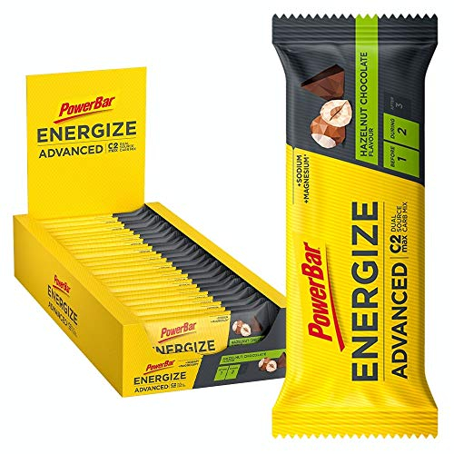 Powerbar Energize Advanced Choco Hazelnut 25x55g - Barretta Energetica con C2MAX