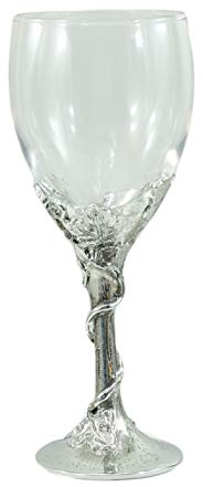 Cavagnini Gobelet Verre Étain Artistique pour Eau Vin Flûte Mastro Italia (Calice Eau)