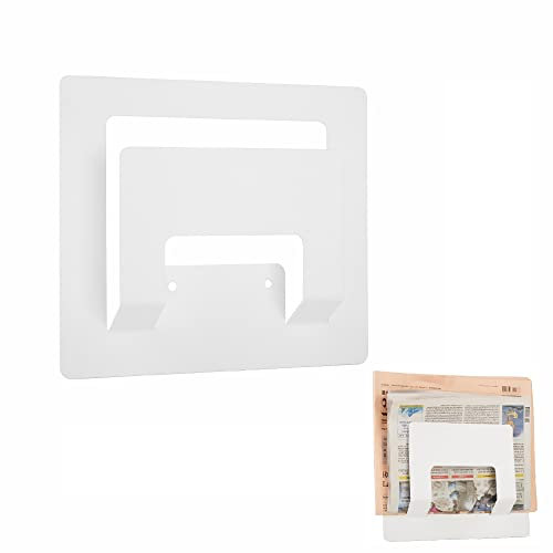 Mad Porte-revues, porte-revues murales, porte-journaux (blanc mat)