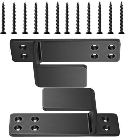 Barre de sécurité pour abri de jardin | Support en U en acier | Barre de sécurité robuste pour abri de jardin, barre de porte antivol pour porte d'abri de jardin, 5 x 10 cm, dispositif de sécurité