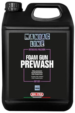 Mafra, Maniac Car Detailing Line, Foam Gun Prewash, Prelavaggio Schiumogeno Ideale per Lavaggio Auto con Foam Gun, 4500ml