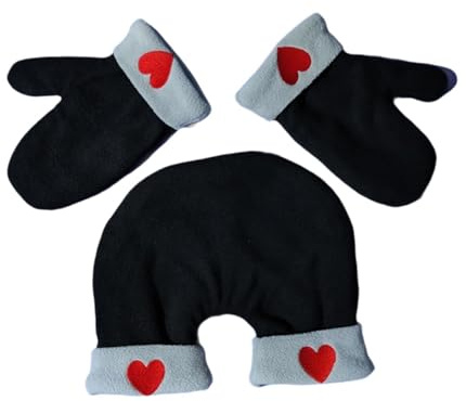 Harilla Guantes gruesos para correr y esquiar para parejas, para niños y niñas