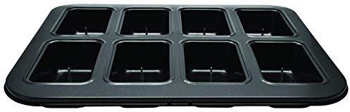 Zenker 687205 Backform rechteckig, 8 Mini Cakes mit Stift