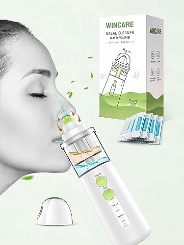 Minidiva Nasenpflege für Sinus Relief Nasenreiniger, Sinus Rinse Kit mit 10 Salzpackungen, Tragbares Nasenbewässerungssystem für Kinder und Erwachsene, Powered Sinus Cleaner Machine Alternativen zu