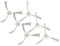 vhbw 6X Cepillo Redondo Compatible con Rowenta Smart Force Essential RR6943WH Robot Aspirador - 6X cepillos Laterales, Set de cepillos