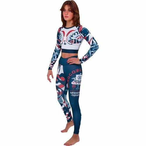 Hardcore Training Thor Rashguard Femme Compression Manches Longues MMA