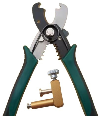 Alicates multifuncionales para pelar cables con agarre cómodo para decoración del hogar e instalaciones eléctricas industriales, herramienta de mantenimiento electrónico