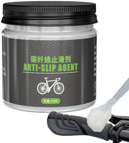 Pasta di montaggio al carbonio, 100 g, pasta di carbonio, per reggisella, lubrificante per manubrio, per la manutenzione della bicicletta, protezione antiscivolo, accessorio di montaggio