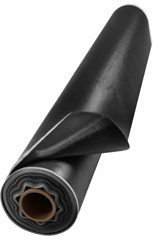 VEVOR Manta de Soldadura, 1,524 x 45,7 m, Fibra de Vidrio Recubierta de Silicona, Resistente al Calor hasta 982 °C, Aislante Ignífugo, Color Negro, para Profesionales y Aficionados al Bricolaje