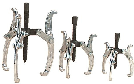 3pc 3 Jaw Gear Pulley Bearing Puller Set 3 4 6 Small Leg Large Mechanics,NEW