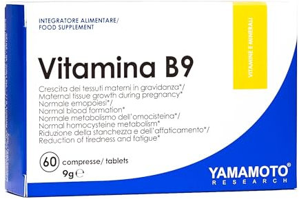 YAMAMOTO NUTRITION Vitamina B9 Acido folico 400 mcg - 60 compresse