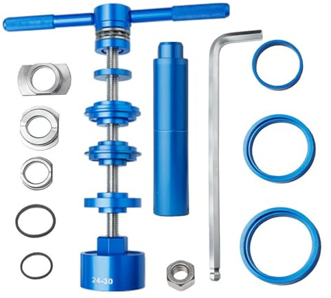 omiinitio Juego de herramientas de reparación de pedalier y extracción para bicicleta